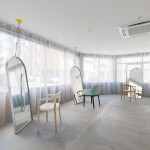 Minimalističi frizerski salon u Osaki