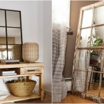 Vintage šarm: Spoj ogledala i starog prozora je ukras za svaki dom