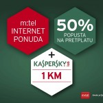 M:tel internet i Kaspersky antivirus – najbolja kombinacija