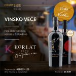 Vinsko veče 30. septembra u Courtyard by Marriott Banja Luka