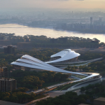 Najnovija zgrada Zaha Hadid Architects inspirisana je zakrivljenim vodenim tijelom